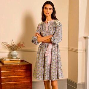 BODEN NWOT Belted Cotton Dress